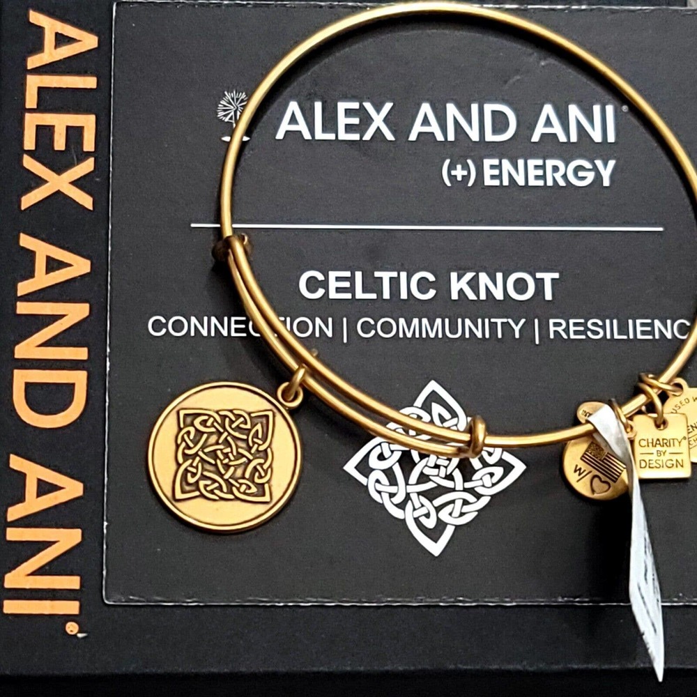 Alex and Ani Celtic Knot Charm Bracelet